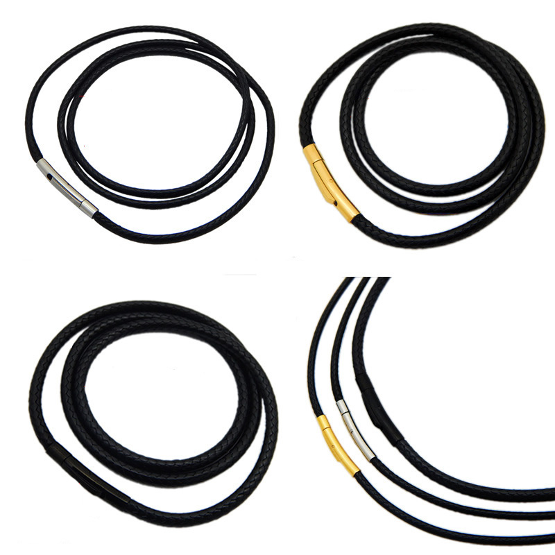 2mm 3mm Black Leather Waxed Co - огляд і ціна Leatherwork Thread