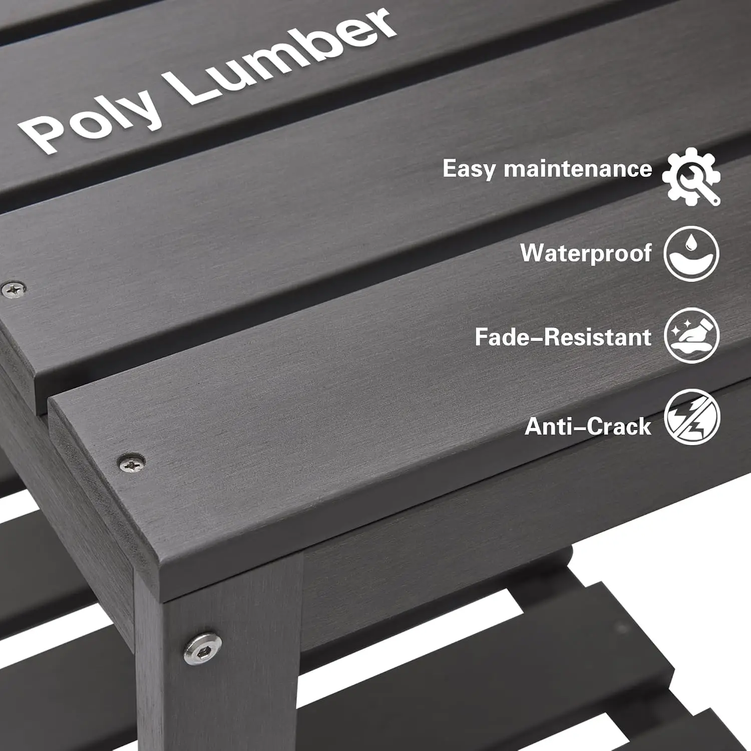 Outdoor Potting Bench, HDPE Pa - огляд і ціна Leatherwork Bench