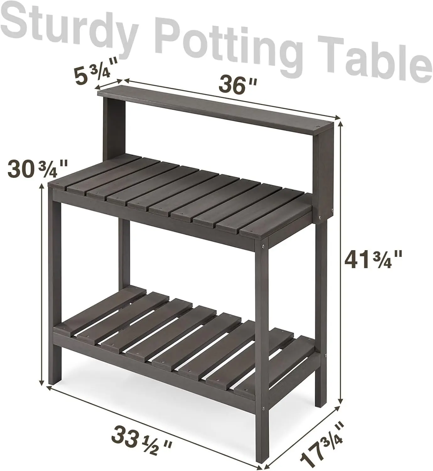Outdoor Potting Bench, HDPE Pa - огляд і ціна Leatherwork Bench