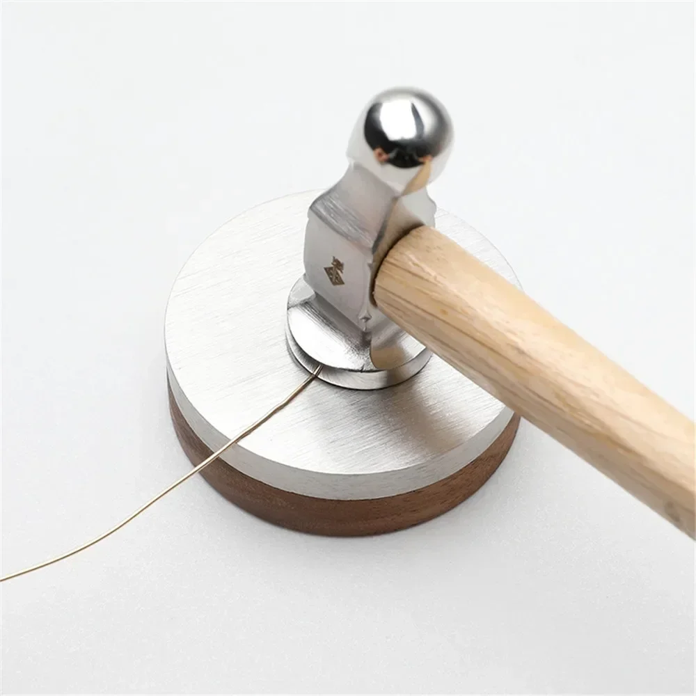 Stainless Steel Round Head Ham - огляд і ціна Leatherwork Hammer