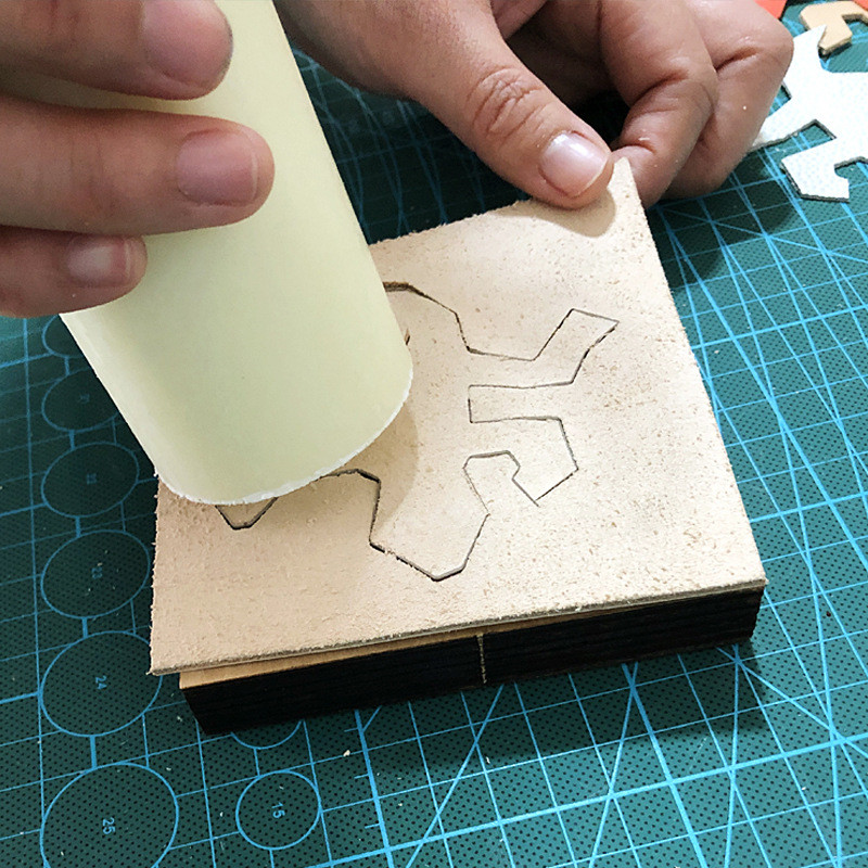 DIY Handmake Die Cutting Jigsa - огляд і ціна Leatherwork Hammer