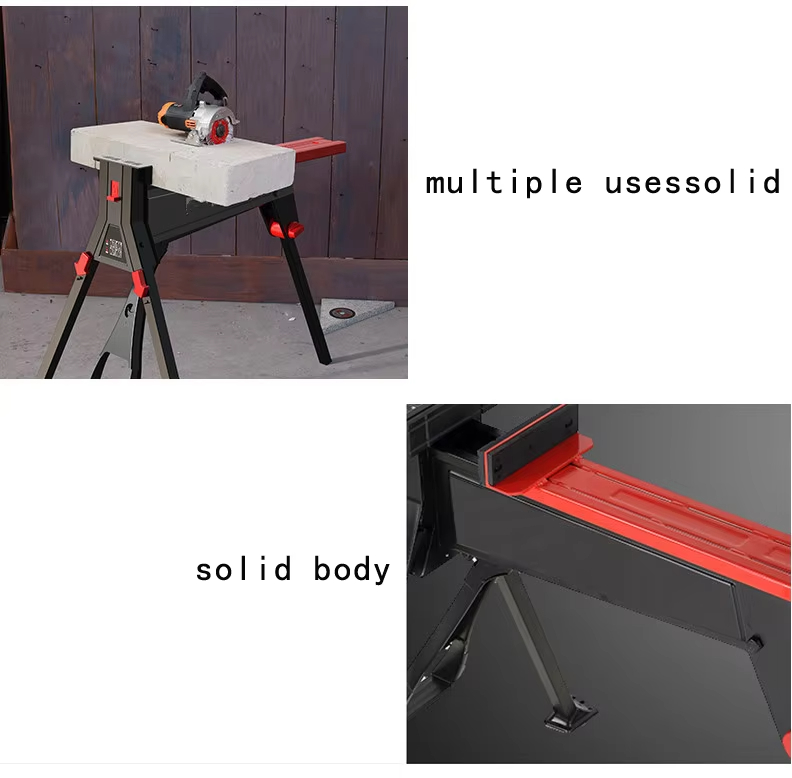Folding Saw Horse Work Table P - огляд і ціна Leatherwork Bench